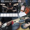 32 Pieces Drum Dampener Gel Pads, Transparent Silicone Drum Silencers for Tone Control, Soft Drum Dampeners for Drums and Cymbals (White) 32 Pieces Drum Dampener Gel Pads, Transparent Silicone Drum Silencers for Tone Control, Soft Drum Dampeners for Drums and Cymbals (White)