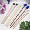 VixxNoxx 4 Pairs Drum Mallets 5A Drumsticks Marimba Mallets Felt Mallets Rubber Xylophone Beaters Wooden Percussion Mallets with Drum Stick Bag VixxNoxx 4 Pairs Drum Mallets 5A Drumsticks Marimba Mallets Felt Mallets Rubber Xylophone Beaters Wooden Percussion Mallets with Drum Stick Bag