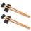VixxNoxx 4 Pcs Xylophone Mallets 6.5in Rubber Drum Mallets with 2 Pcs Mallets Holder Glockenspiel Mallets Wooden Percussion Mallets