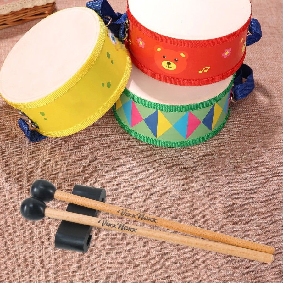 VixxNoxx 4 Pcs Xylophone Mallets 6.5in Rubber Drum Mallets with 2 Pcs Mallets Holder Glockenspiel Mallets Wooden Percussion Mallets VixxNoxx 4 Pcs Xylophone Mallets 6.5in Rubber Drum Mallets with 2 Pcs Mallets Holder Glockenspiel Mallets Wooden Percussion Mallets