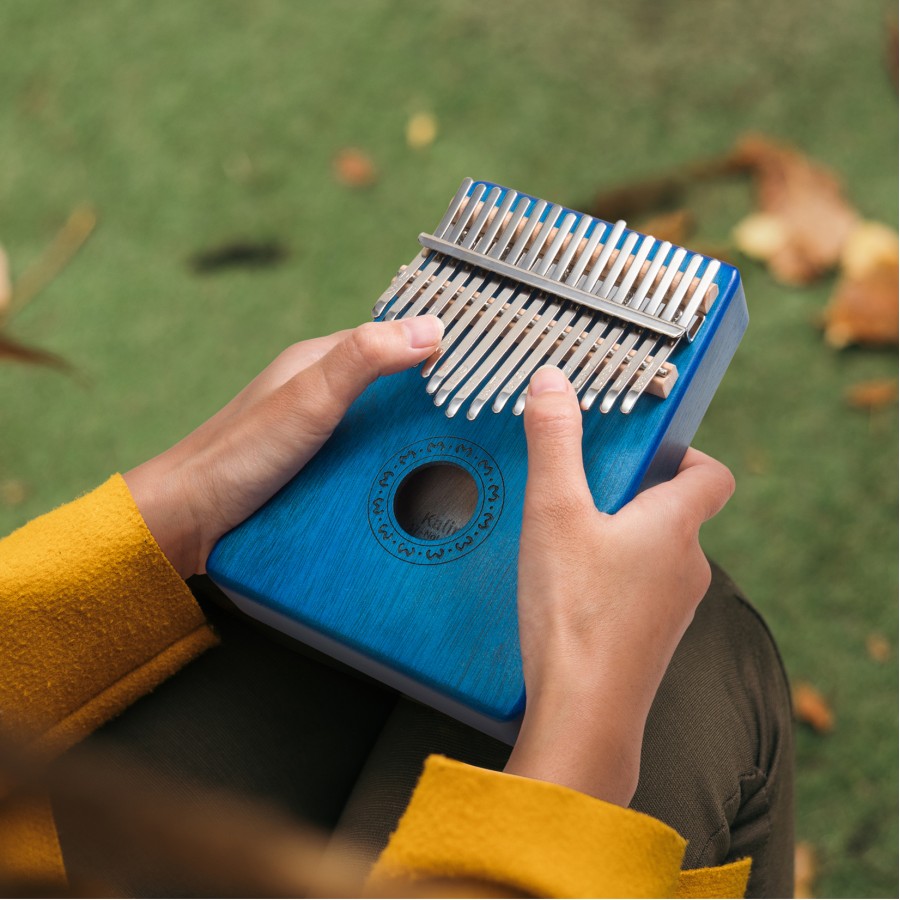 Kalimba Thumb Piano 17 Keys, Finger Piano Mbira Portable Music Instruments for Adults Beginners (Blue) Kalimba Thumb Piano 17 Keys, Finger Piano Mbira Portable Music Instruments for Adults Beginners (Blue)