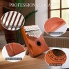 Kalimba Thumb Piano 17 Keys, Finger Piano Mbira Portable Music Instruments for Adults Beginners (Coffee Brown) Kalimba Thumb Piano 17 Keys, Finger Piano Mbira Portable Music Instruments for Adults Beginners (Coffee Brown)