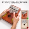 Kalimba Thumb Piano 17 Keys, Finger Piano Mbira Portable Music Instruments for Adults Beginners (Coffee Brown) Kalimba Thumb Piano 17 Keys, Finger Piano Mbira Portable Music Instruments for Adults Beginners (Coffee Brown)