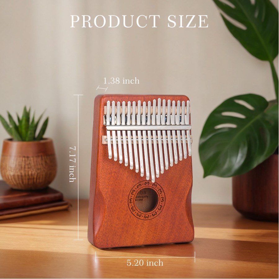 Kalimba Thumb Piano 17 Keys, Finger Piano Mbira Portable Music Instruments for Adults Beginners (Coffee Brown) Kalimba Thumb Piano 17 Keys, Finger Piano Mbira Portable Music Instruments for Adults Beginners (Coffee Brown)