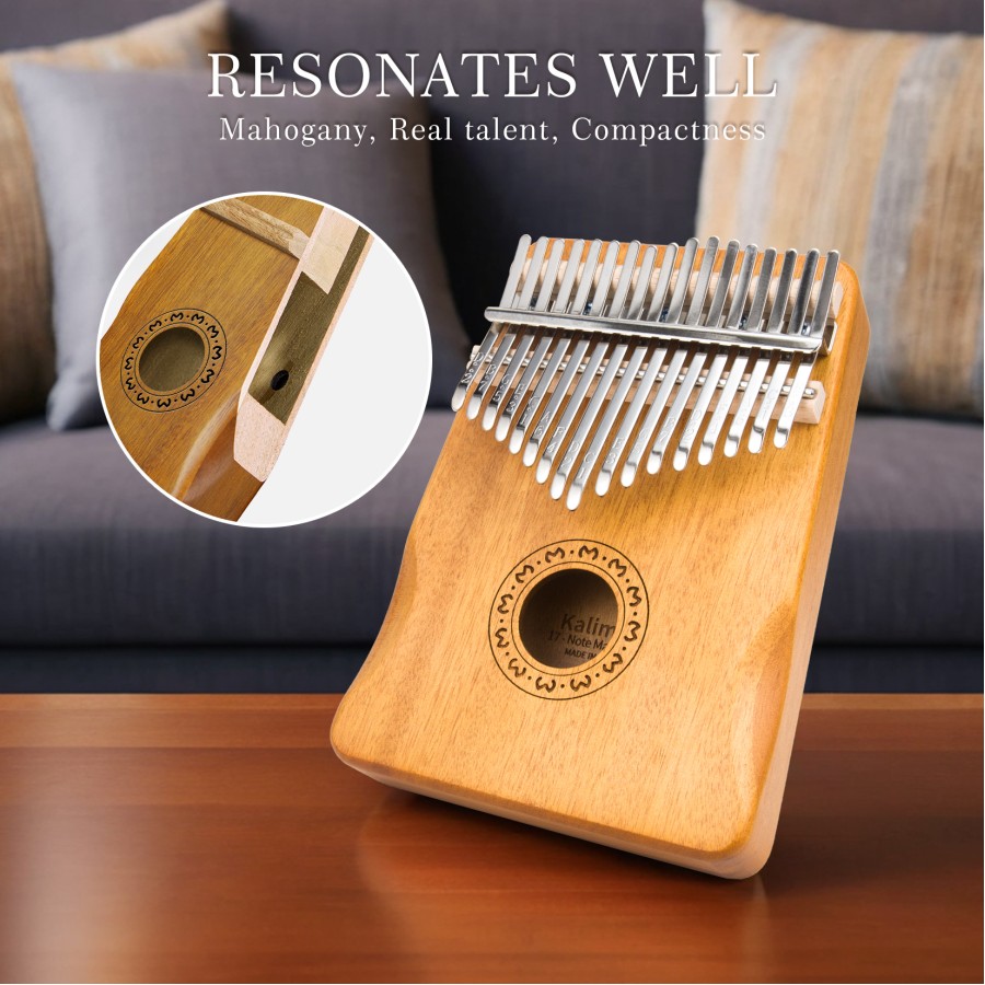 Kalimba Thumb Piano 17 Keys, Finger Piano Mbira Portable Music Instruments for Adults Beginners (Light Wood) Kalimba Thumb Piano 17 Keys, Finger Piano Mbira Portable Music Instruments for Adults Beginners (Light Wood)