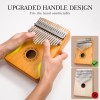 Kalimba Thumb Piano 17 Keys, Finger Piano Mbira Portable Music Instruments for Adults Beginners (Light Wood) Kalimba Thumb Piano 17 Keys, Finger Piano Mbira Portable Music Instruments for Adults Beginners (Light Wood)