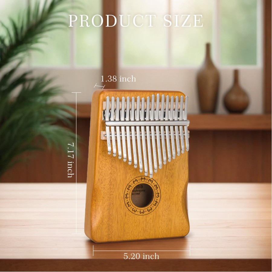 Kalimba Thumb Piano 17 Keys, Finger Piano Mbira Portable Music Instruments for Adults Beginners (Light Wood) Kalimba Thumb Piano 17 Keys, Finger Piano Mbira Portable Music Instruments for Adults Beginners (Light Wood)