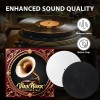 2pcs 12 Inch Vinyl Record Player Felt Mats – Anti-Static Turntable Slipmat, Shock Absorbing and Protective Pad for LP Phonograph Turntables, Improves Audio Performance 2pcs 12 Inch Vinyl Record Player Felt Mats – Anti-Static Turntable Slipmat, Shock Absorbing and Protective Pad for LP Phonograph Turntables, Improves Audio Performance