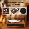2pcs 12 Inch Vinyl Record Player Felt Mats – Anti-Static Turntable Slipmat, Shock Absorbing and Protective Pad for LP Phonograph Turntables, Improves Audio Performance 2pcs 12 Inch Vinyl Record Player Felt Mats – Anti-Static Turntable Slipmat, Shock Absorbing and Protective Pad for LP Phonograph Turntables, Improves Audio Performance