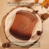 Lyre Harp, 17-String Solid Zelkova Lyra Harp Kit, Stringed Musical Instruments with Tuning Wrench Bag Instructions Extra Strings for Beginners Adults Lyre Harp, 17-String Solid Zelkova Lyra Harp Kit, Stringed Musical Instruments with Tuning Wrench Bag Instructions Extra Strings for Beginners Adults