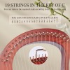 Lyre Harp, 19-String Mahogany Lyra Harp Kit, Stringed Musical Instruments with Tuning Wrench Bag Instructions Extra Strings for Beginners Adults Lyre Harp, 19-String Mahogany Lyra Harp Kit, Stringed Musical Instruments with Tuning Wrench Bag Instructions Extra Strings for Beginners Adults