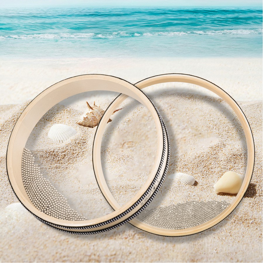 VixxNoxx 2 Pack Ocean Drum Sea Wave Bead Drum Sea Sound Drums with Steel Balls Wooden Hand Percussion Musical Instruments 8 inch for Adults VixxNoxx 2 Pack Ocean Drum Sea Wave Bead Drum Sea Sound Drums with Steel Balls Wooden Hand Percussion Musical Instruments 8 inch for Adults