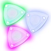 LED Glowing Guitar Picks, 3 Pcs Luminous Light Up Plectrums with Decorative Rope for DIY Craft, Durable and Medium Thickness Guitar Picks for Acoustic Guitar and Ukulele (Green, White, Red) LED Glowing Guitar Picks, 3 Pcs Luminous Light Up Plectrums with Decorative Rope for DIY Craft, Durable and Medium Thickness Guitar Picks for Acoustic Guitar and Ukulele (Green, White, Red)