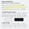 Reusable Piano Keyboard Stickers, Full Size Keyboard for 88/76/61/54/49/37 Keys, Removable Silicone Piano Key Stickers for Beginners, Piano Note Labels with Storage Box (Black) Reusable Piano Keyboard Stickers, Full Size Keyboard for 88/76/61/54/49/37 Keys, Removable Silicone Piano Key Stickers for Beginners, Piano Note Labels with Storage Box (Black)
