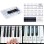 Reusable Piano Keyboard Stickers, Full Size Keyboard for 88/76/61/54/49/37 Keys, Removable Silicone Piano Key Stickers for Beginners, Piano Note Labels with Storage Box (Colorful)