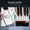 Reusable Piano Keyboard Stickers, Full Size Keyboard for 88/76/61/54/49/37 Keys, Removable Silicone Piano Key Stickers for Beginners, Piano Note Labels with Storage Box (Colorful) Reusable Piano Keyboard Stickers, Full Size Keyboard for 88/76/61/54/49/37 Keys, Removable Silicone Piano Key Stickers for Beginners, Piano Note Labels with Storage Box (Colorful)
