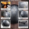 Steel Tongue Drum, 12 Inch 13 Note Rain Drum for Outside Garden, Chakra Tank Drum Rain Chime, Handpan C Key Musical Percussion Instrument Kit with Bag Mallets (Sliver Grey) Steel Tongue Drum, 12 Inch 13 Note Rain Drum for Outside Garden, Chakra Tank Drum Rain Chime, Handpan C Key Musical Percussion Instrument Kit with Bag Mallets (Sliver Grey)