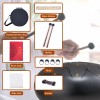 Steel Tongue Drum, 12 Inch 13 Note Rain Drum for Outside Garden, Chakra Tank Drum Rain Chime, Handpan C Key Musical Percussion Instrument Kit with Bag Mallets (Sliver Grey) Steel Tongue Drum, 12 Inch 13 Note Rain Drum for Outside Garden, Chakra Tank Drum Rain Chime, Handpan C Key Musical Percussion Instrument Kit with Bag Mallets (Sliver Grey)