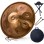 Handpan Drum in D Minor 22 inches 9 Notes 440HZ Steel Drum Percussion Musical Instruments Hand Drum Kit with Bag Mallets Stand