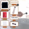 Steel Tongue Drum, 6 Inch 11 Note Rain Drum for Outside Garden, Chakra Tank Drum Rain Chime, Handpan C Key Musical Percussion Instrument Kit with Bag Mallets (Black) Steel Tongue Drum, 6 Inch 11 Note Rain Drum for Outside Garden, Chakra Tank Drum Rain Chime, Handpan C Key Musical Percussion Instrument Kit with Bag Mallets (Black)