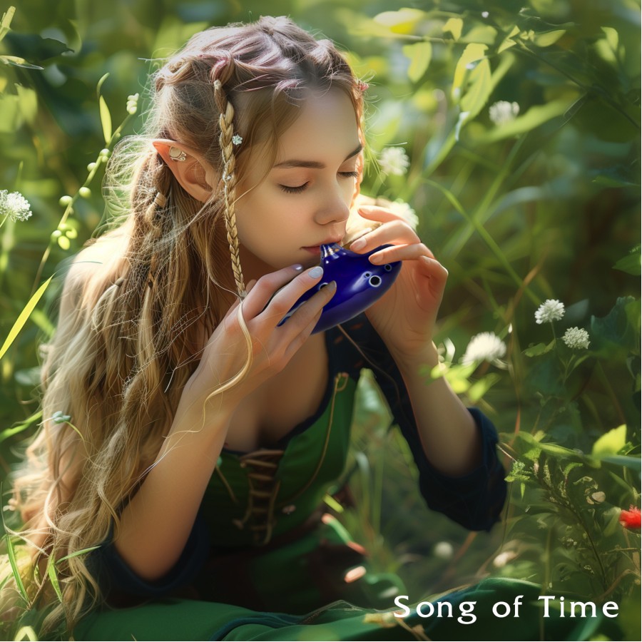 Zelda Ocarina 12 Hole Alto C, Ocarina of Time Replica, Sound Healing Instruments for Adult Beginners with Tutorial Display Stand (Navy Blue) Zelda Ocarina 12 Hole Alto C, Ocarina of Time Replica, Sound Healing Instruments for Adult Beginners with Tutorial Display Stand (Navy Blue)