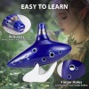Zelda Ocarina 12 Hole Alto C, Ocarina of Time Replica, Sound Healing Instruments for Adult Beginners with Tutorial Display Stand (Navy Blue) Zelda Ocarina 12 Hole Alto C, Ocarina of Time Replica, Sound Healing Instruments for Adult Beginners with Tutorial Display Stand (Navy Blue)