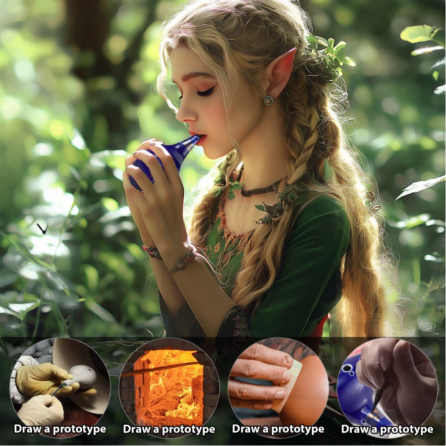 Zelda Ocarina 12 Hole Alto C, Ocarina of Time Replica, Sound Healing Instruments for Adult Beginners with Tutorial Display Stand (Navy Blue) Zelda Ocarina 12 Hole Alto C, Ocarina of Time Replica, Sound Healing Instruments for Adult Beginners with Tutorial Display Stand (Navy Blue)