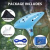 Zelda Ocarina 12 Hole Alto C, Ocarina of Time Replica, Sound Healing Instruments for Adult Beginners with Tutorial Display Stand (Sky Blue) Zelda Ocarina 12 Hole Alto C, Ocarina of Time Replica, Sound Healing Instruments for Adult Beginners with Tutorial Display Stand (Sky Blue)